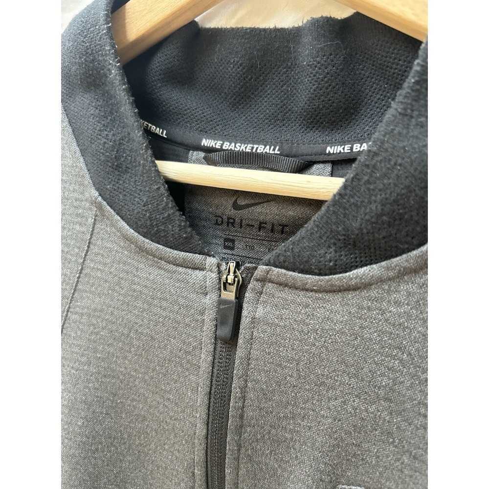Nike Hyper Elite Dry Basketball Jacket Grey Black 2XL Sports Gym Athletic - Picture 4 of 10